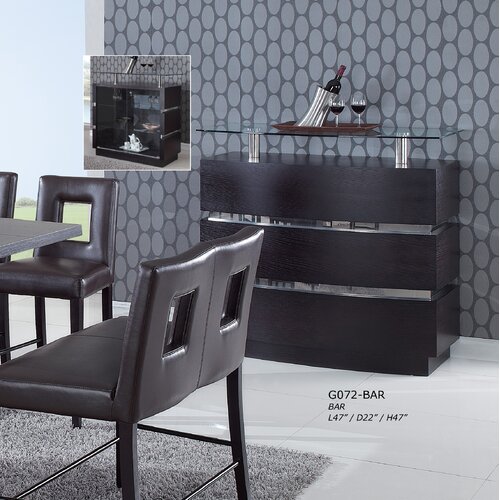 Global Furniture USA Jordan Bar Cabinet