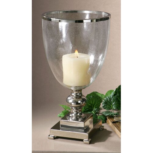 Uttermost Lino Glass Hurricane