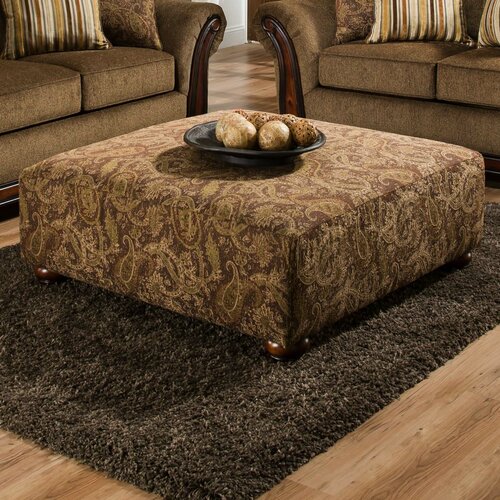 American Furniture Cornell Chestnut Ottoman