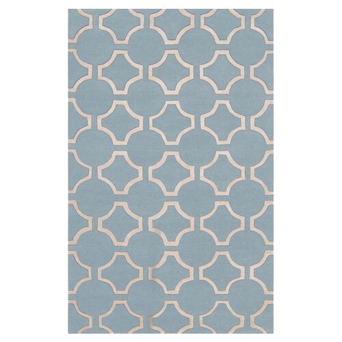 Jill Rosenwald Rugs Zuna Light Blue Rug