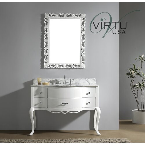 Virtu Charlotte 47.25 Single Sink Bathroom Vanity Set