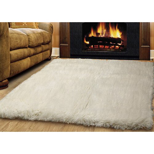 Linon Rugs Flokati Natural Area Rug