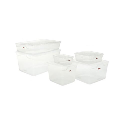 Rubbermaid 1.625 Gallon Clever Store Snap Lid Container in