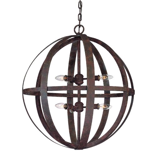 Troy Lighting Flatiron 6 Light Large Foyer Pendant