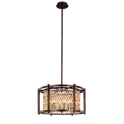 Corbett Lighting Karma 6 Light Drum Pendant