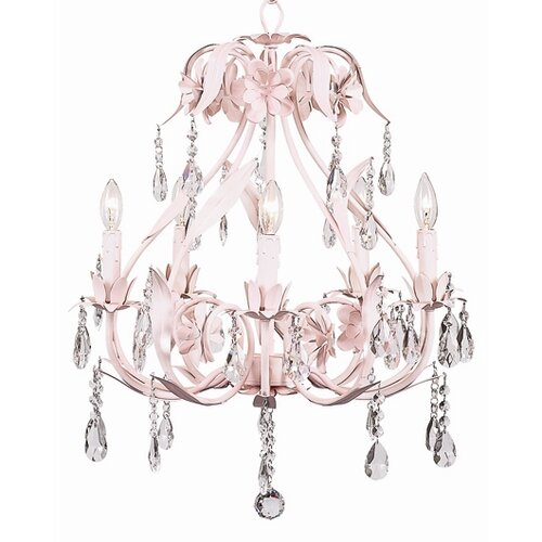 Jubilee Collection Ballroom Chandelier with Optional Shade and Sash