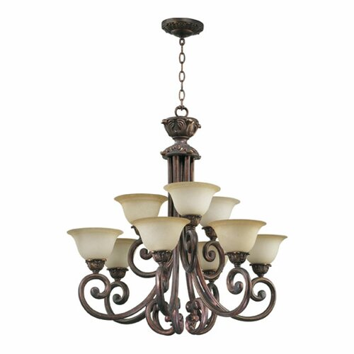 Quorum Chelsea 9 Light Chandelier