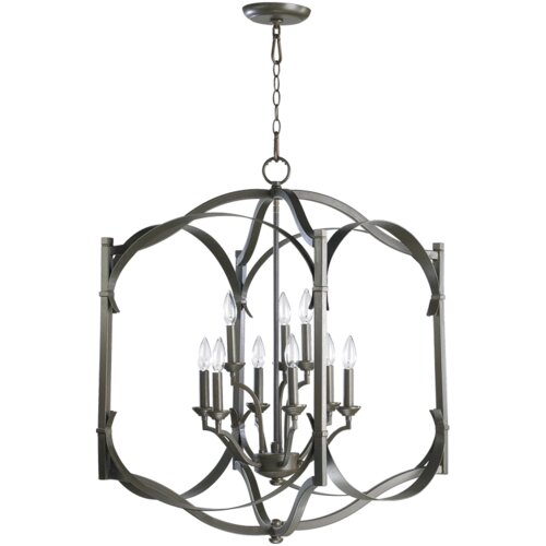 Quorum Atwood 9 Light Foyer Pendant