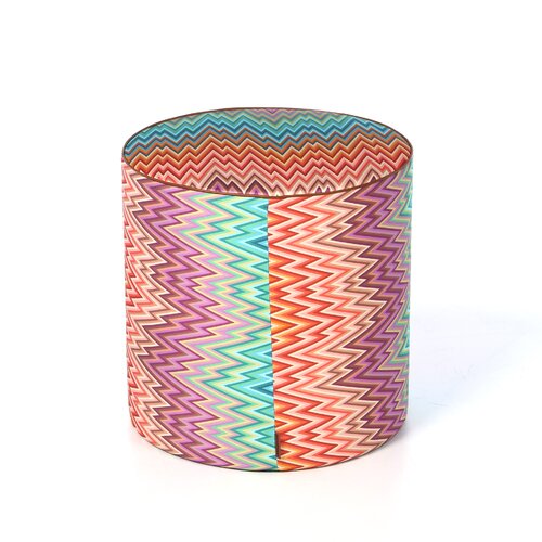 Missoni Home Narboneta Cyldindrical Pouf Ottoman