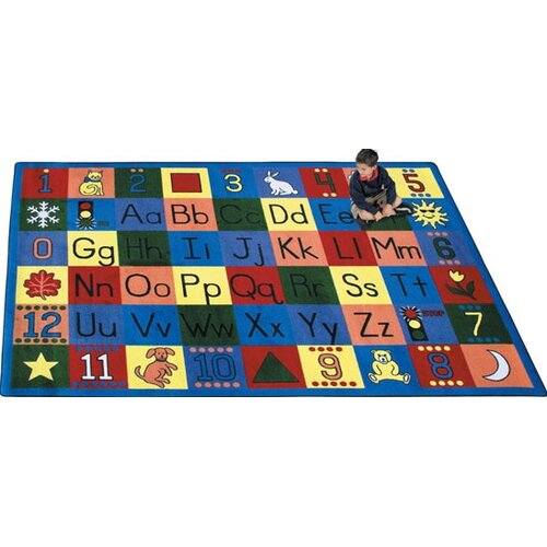 Joy Carpets Educational Hands Around the World Kids Rug