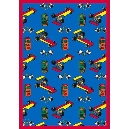 Joy Carpets Just for Kids Pit Stop Kids Rug