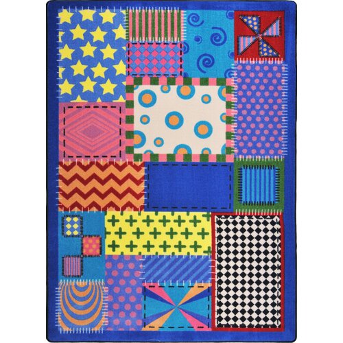 Joy Carpets Kid Essentials Crazy Quilt Kids Rug