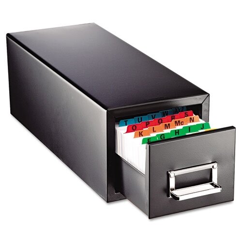 MMF INDUSTRIES Steelmaster Drawer Card Cabinet Holds 1,500 4 X 6 Cards