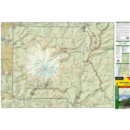 National Geographic Maps Trails Illustrated Map Mount Rainier National