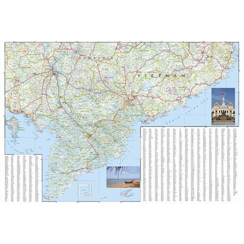 National Geographic Maps Vietnam South Adventure Map