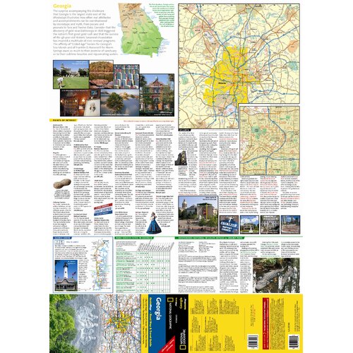 National Geographic Maps Georgia Road & Guide Map