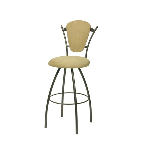 Trica Clip Swivel Bar Stool with Cushion