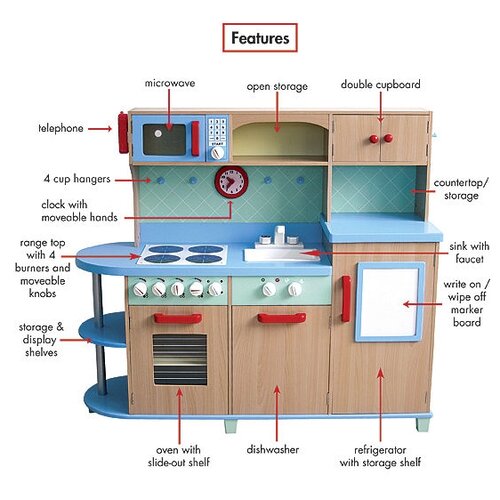 Guidecraft All In One Play Kitchen