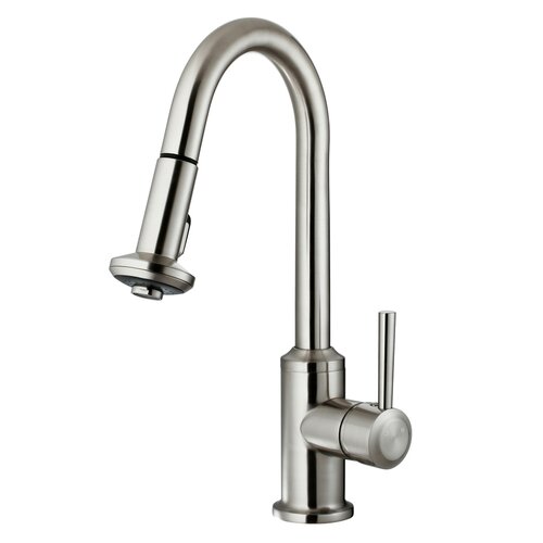 Vigo One Handle Single Hole Pull Down Spray Kitchen Faucet