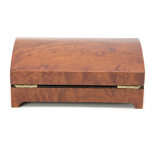 Ragar Small 3 High Bubinga Burl Jewelry Box