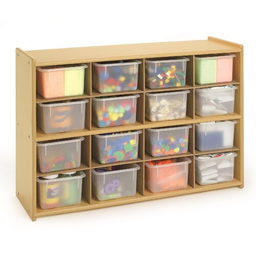 Angeles Value Line 16 Cubbie Storage with Trays