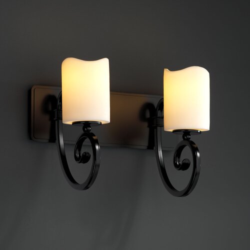 Justice Design Group Fusion Victoria 4 Light Bath Vanity Light