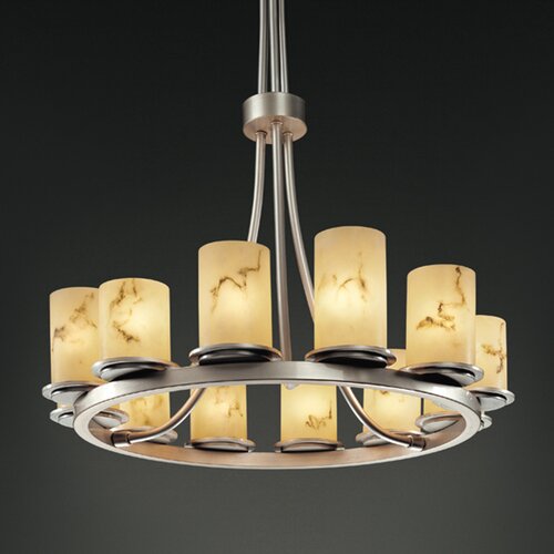 Justice Design Group LumenAria Dakota 12 Light Chandelier with