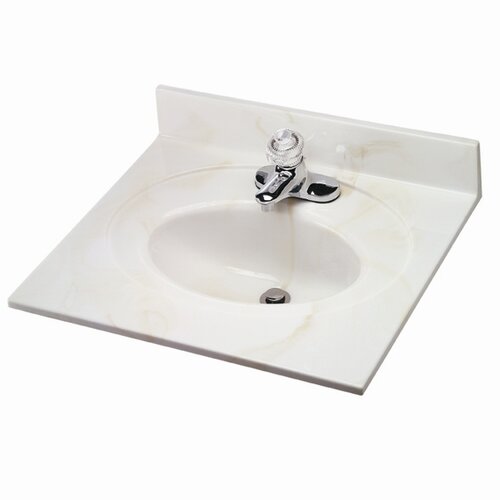 CraneFaucet Prestige 25 Marble Vanity Top