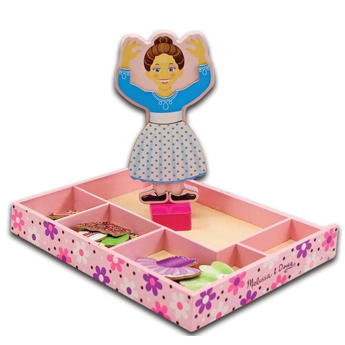 Melissa and Doug Nina Ballerina Magnetic Dress Up Set