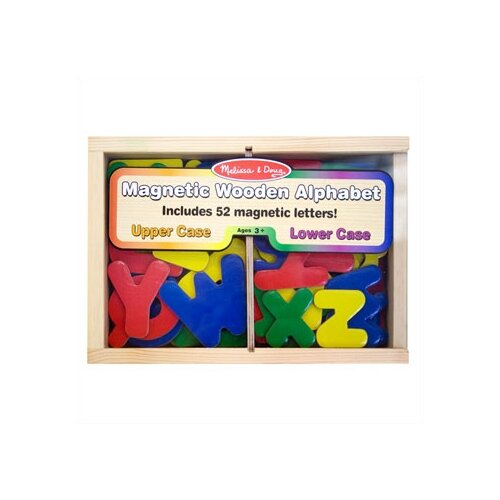 Melissa and Doug Magnetic Wooden Alphabet in a Box