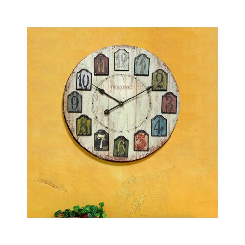 Infinity Instruments Weathered Plank Wall Clock