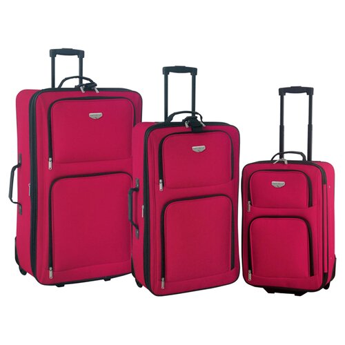 Travelers Club Genova 3 Piece Luggage Set & Reviews | Wayfair