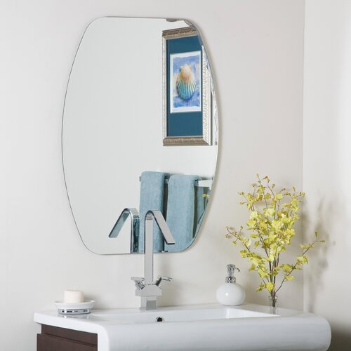 Decor Wonderland Frameless Freddie Wall Mirror