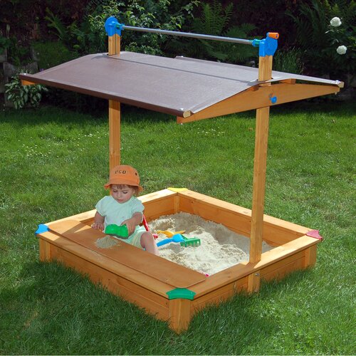 Exaco Maxi Square Sandbox with Cover