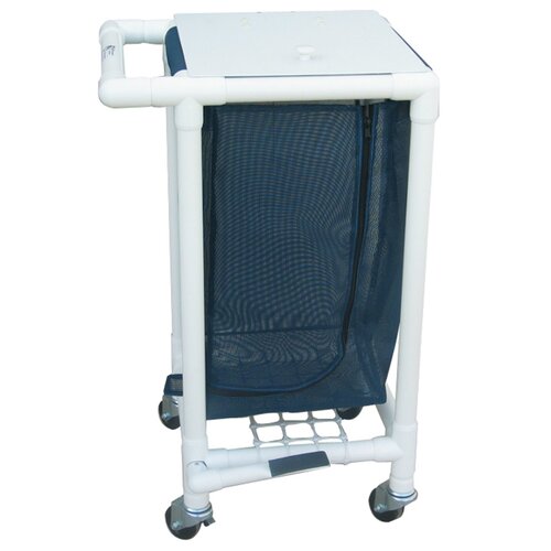 MJM International 214 Single Hamper with Mesh Bag and Optional