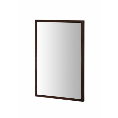 Xylem Blox 40 Mirror in Dark Walnut