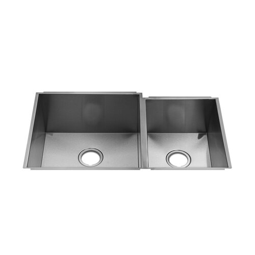 Julien Classic 35 x 17.5 Undermount Double Bowl Kitchen Sink