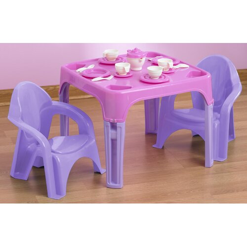 American Plastic Toys 28 Piece Tea Party Set