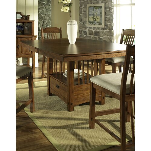 Somerton Dwelling Craftsman 5 Piece Counter Height Dining Set