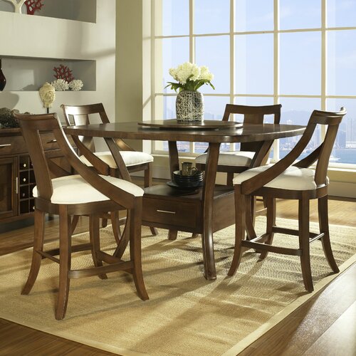 Somerton Dwelling Gatsby 5 Piece Counter Height Dining Set