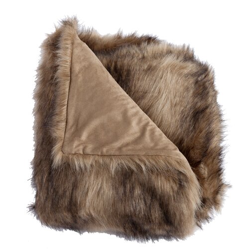 Posh Pelts Leopard Faux Fur Acrylic Throw Blanket & Reviews | Wayfair