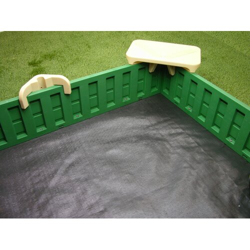 Sandlock Sandboxes 10 Rectangular Sandbox with Cover