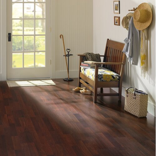 Columbia Flooring Clic Xtra 8mm 2 Strip Walnut Laminate in Riverbed