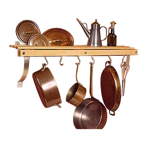 Range Kleen 2 Shelf Wall Mount Pot Rack