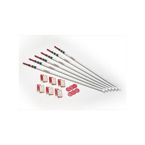 ZipWall 12’ Spring Loaded Pole 4 Pack Kit with Carry Bag