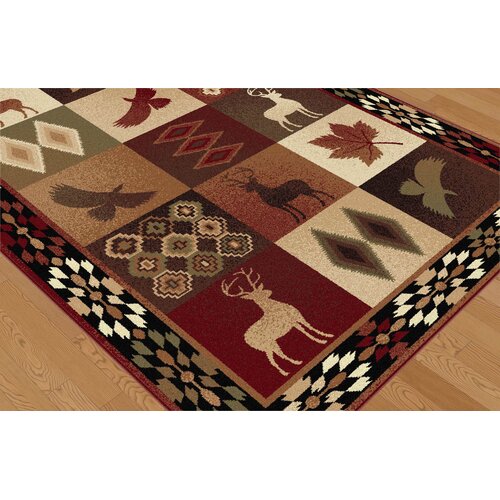 Tayse Rugs Nature Lodge Novelty Rug