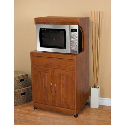 Hazelwood Home Jenny Microwave Cart & Reviews | Wayfair