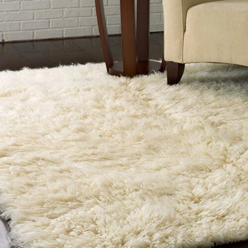 nuLOOM Flokati Natural Area Rug & Reviews | Wayfair