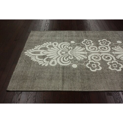 nuLOOM Overdye Natural Tribal Damask Rug