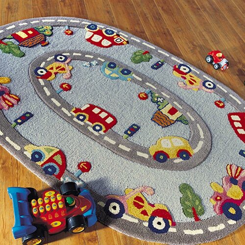 nuLOOM Kinder Streets Ride Kids Rug